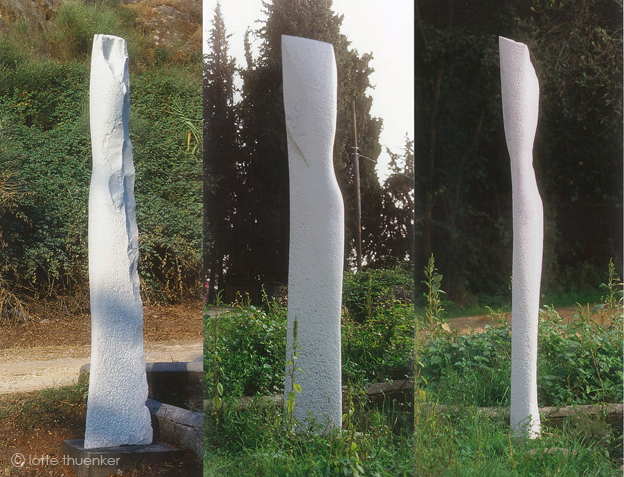 lotte thuenker blog frau im wind 1996 carrara-marmor 2,67 x 23 x 46 cm